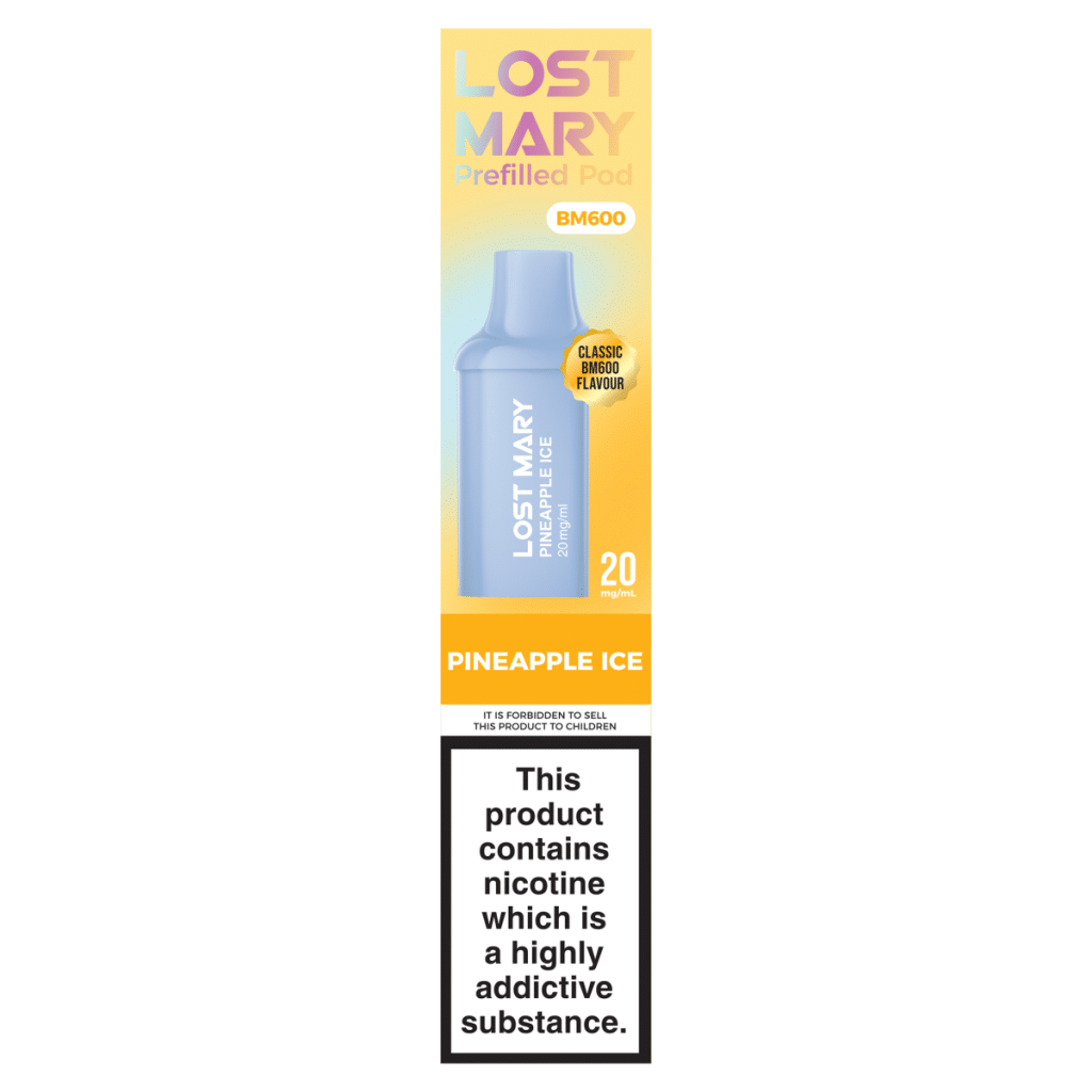 Lost Mary BM600 Pineapple Ice Prefilled Pod 20mg/ml