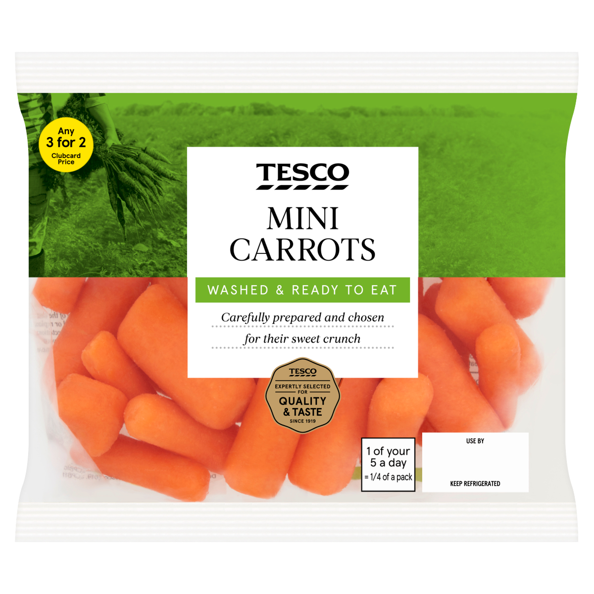 Tesco Mini Carrots 320g