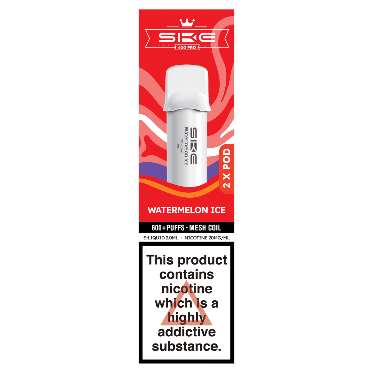 SKE 600 Pro 2 Watermelon Ice Pod