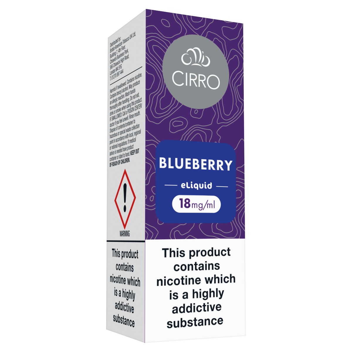Cirro Blueberry eLiquid 18mg/ml