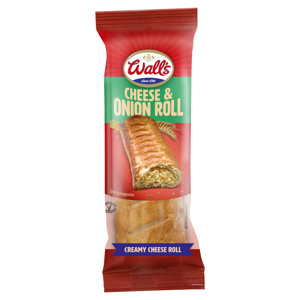 Wall’s Cheese & Onion Roll 130g