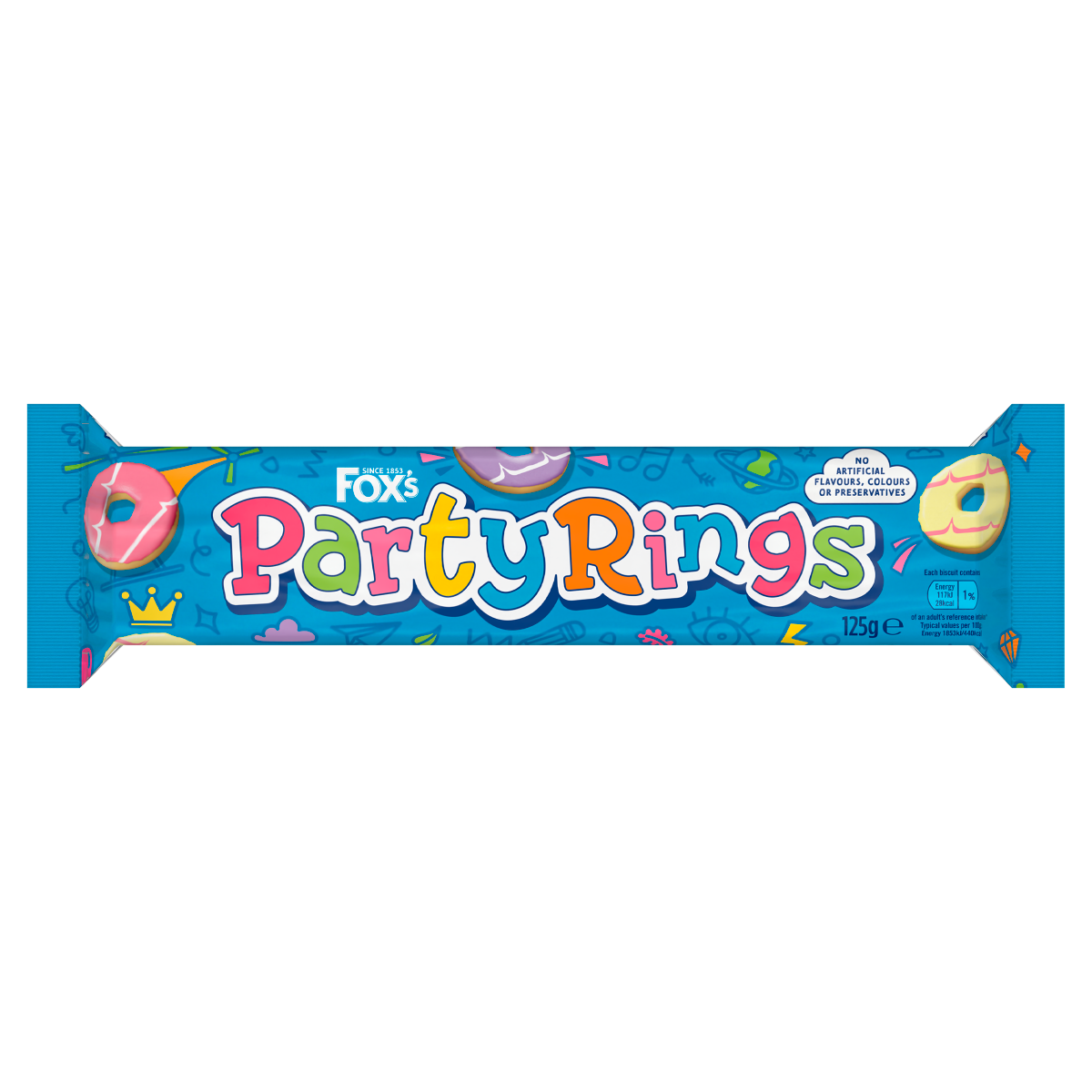 Fox’s Party Rings 125g