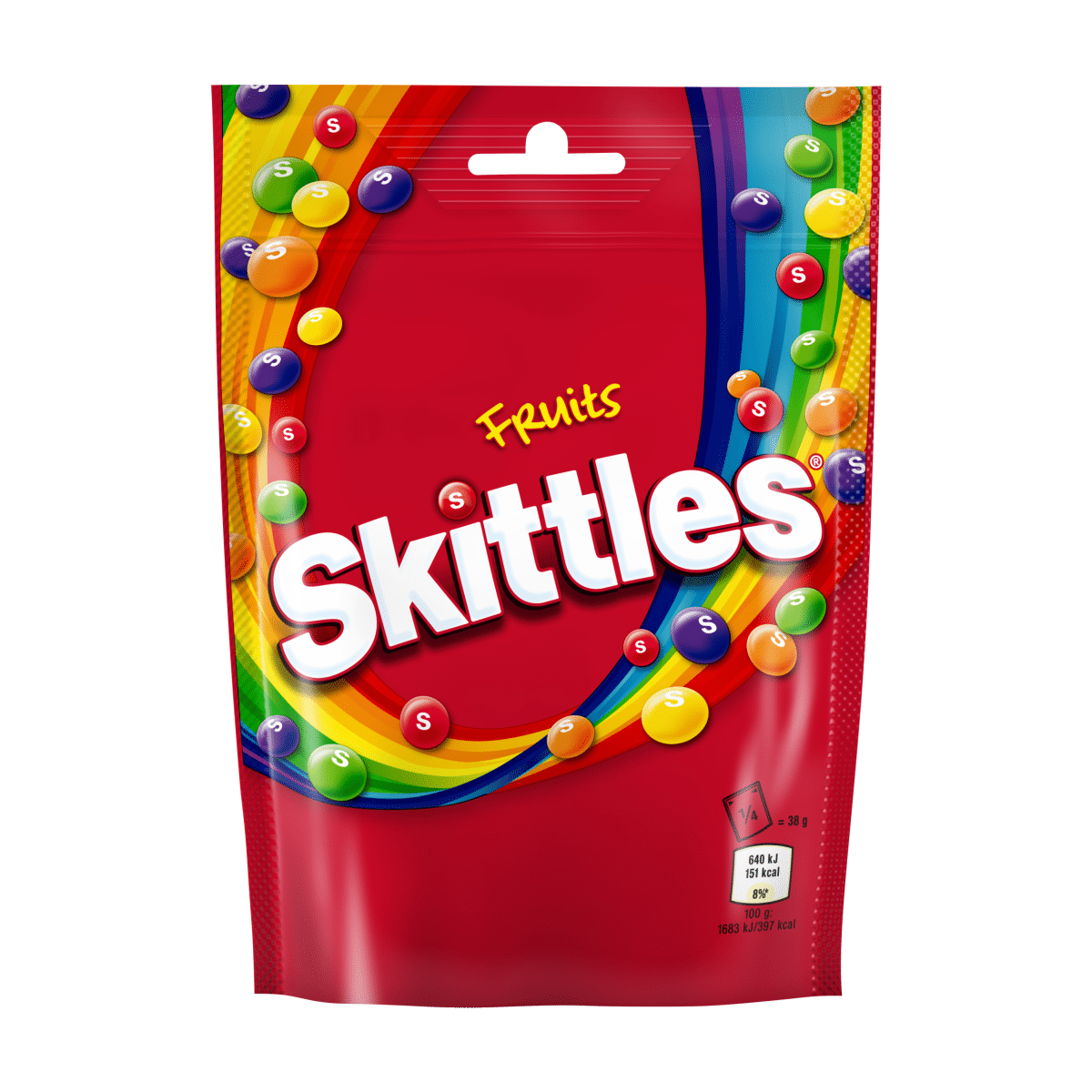 Skittles Vegan Chewy Sweets Fruit Flavoured Pouch Bag 152g