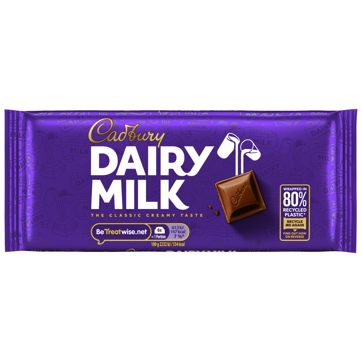 Cadbury Dairy Milk Classic Chocolate Bar 110g