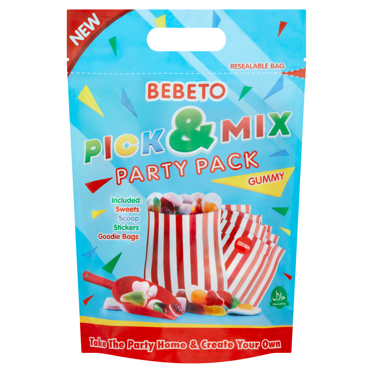 Bebeto Pick & Mix Party Pack Gummy 750g