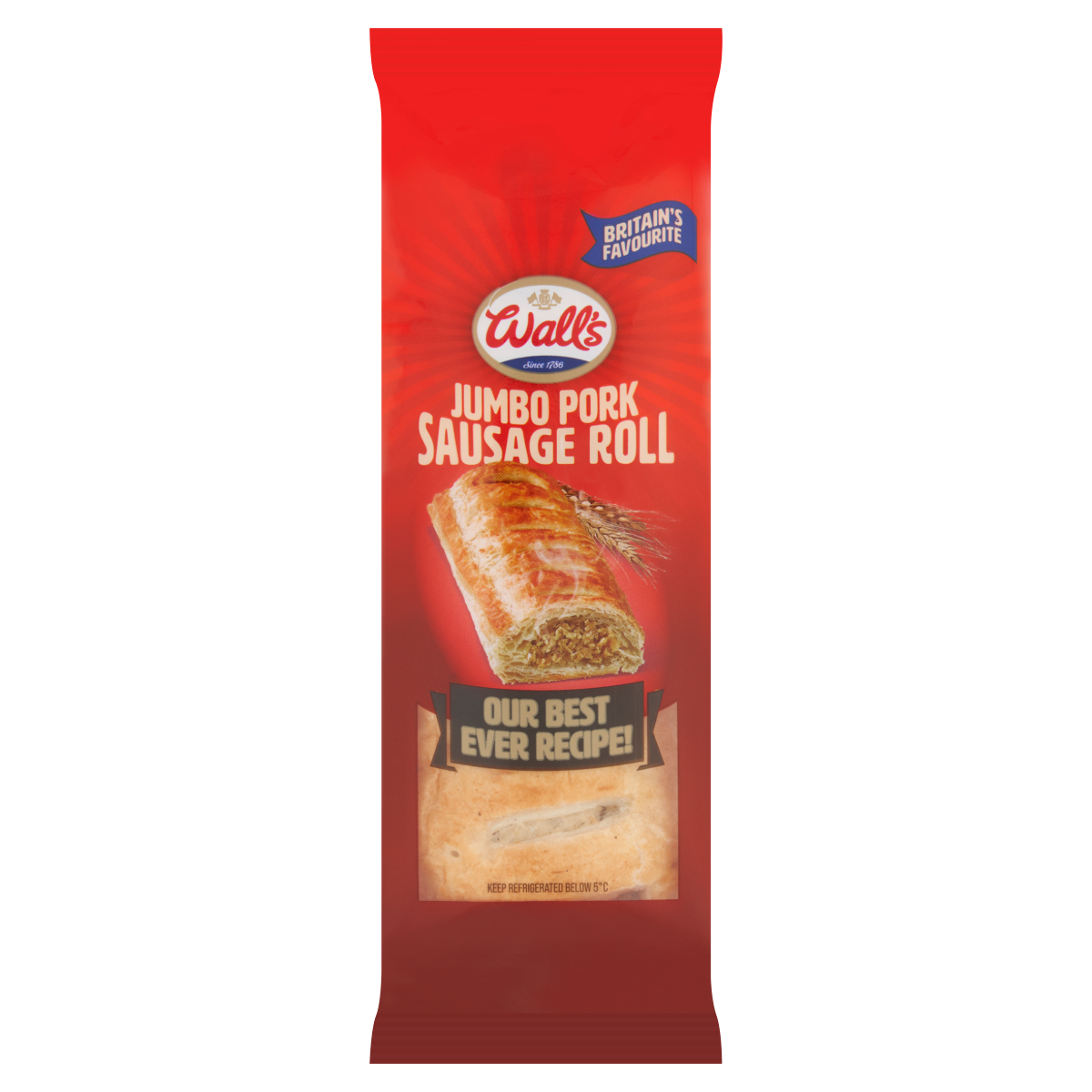 Wall’s Jumbo Pork Sausage Roll 130g