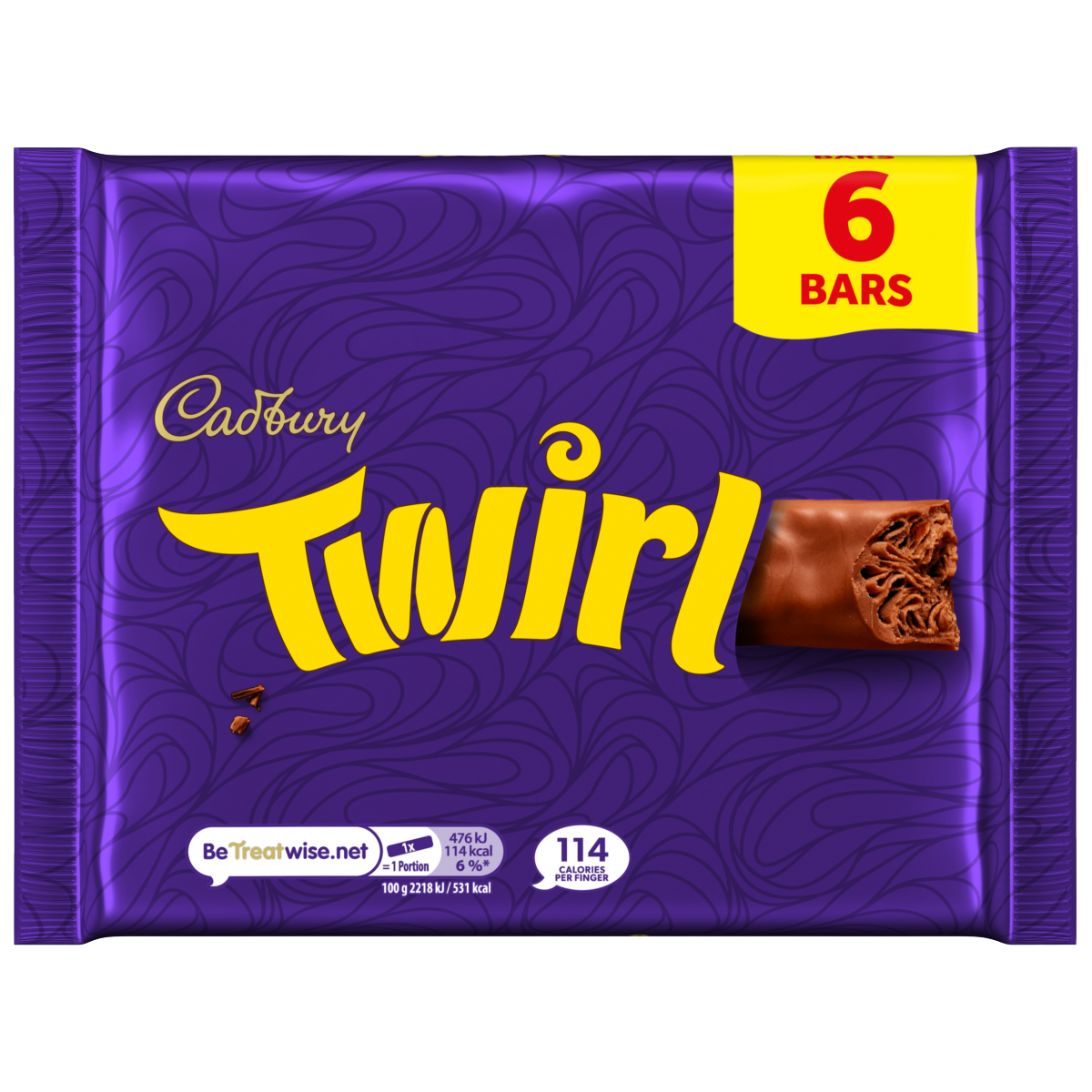 Cadbury Twirl Milk Chocolate 3 Pack Multipack 129 g