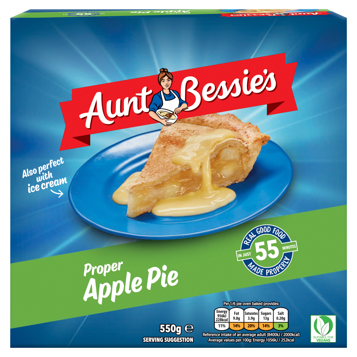 Aunt Bessie’s Proper Apple Pie 550g