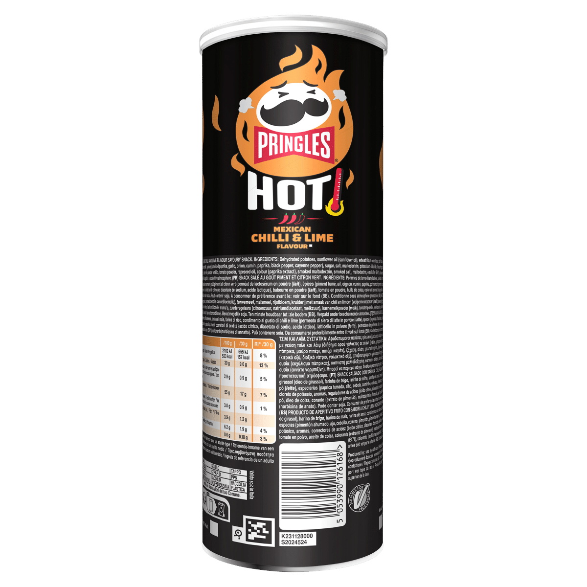 Pringles Hot Mexican Chilli & Lime Flavour 160g