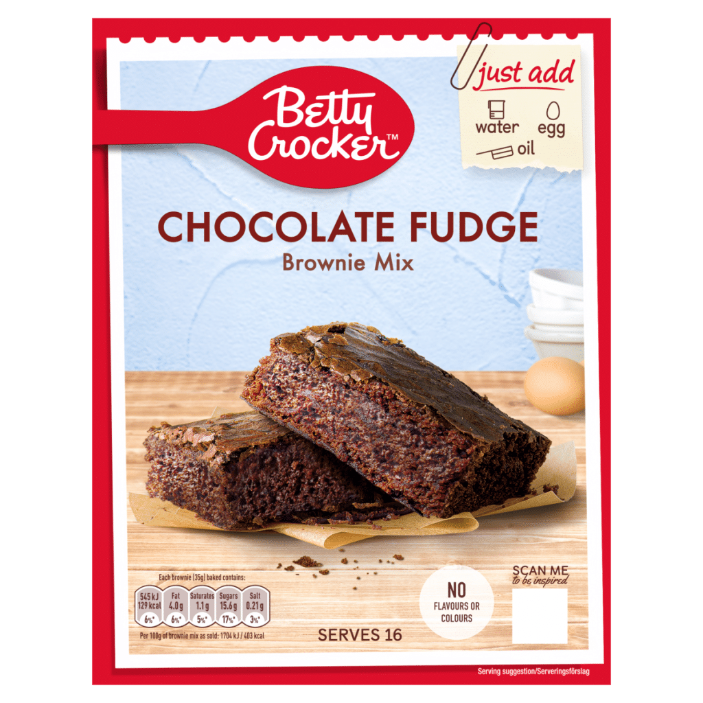 Betty Crocker Chocolate Fudge Brownie Mix 415g