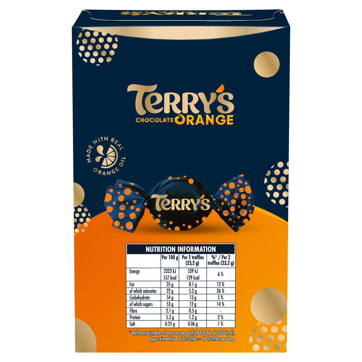 Terry’s Orange Milk Chocolate Truffles 200g