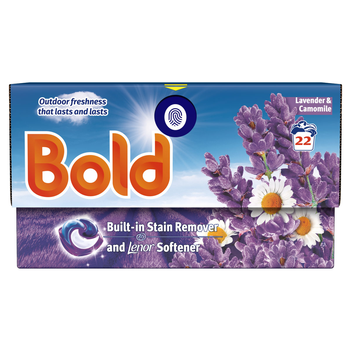 Bold PODS® Washing Liquid Capsules 22 Washes, Lavender and Camomile