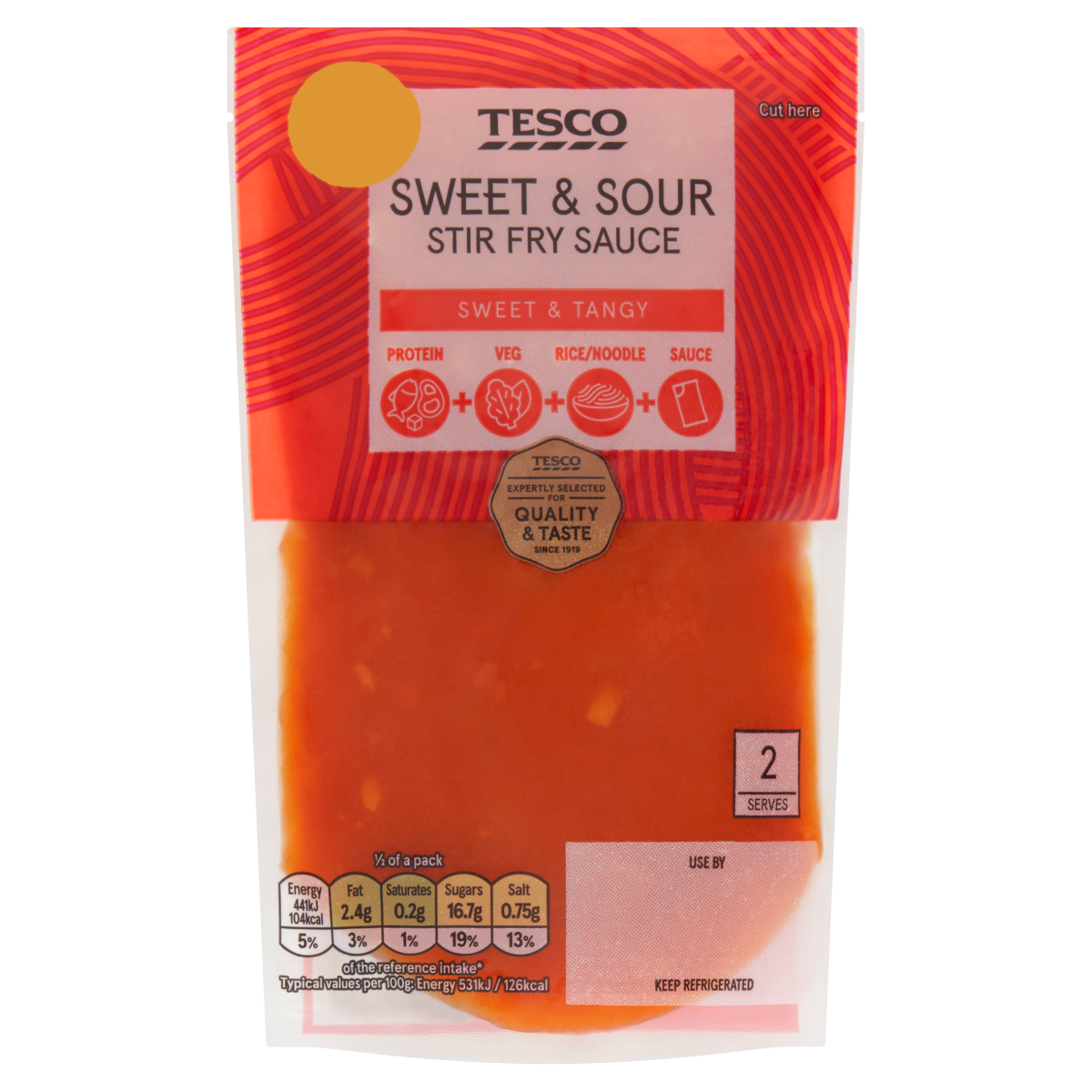 Tesco Sweet & Sour Stir Fry Sauce 165g