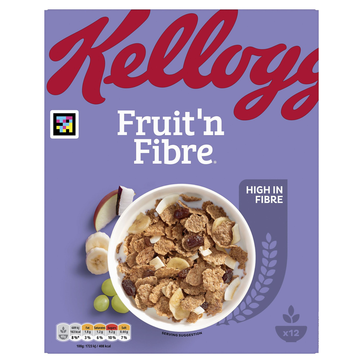 Kellogg’s Fruit n Fibre Breakfast Cereal 500g