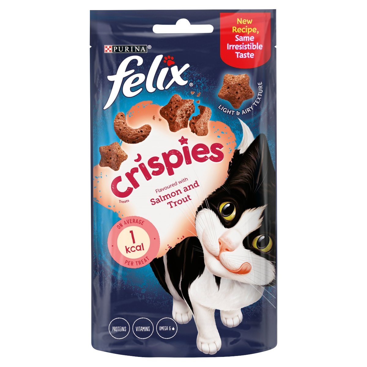 Felix Crispies Flavoured with Salmon and Trout 45g
