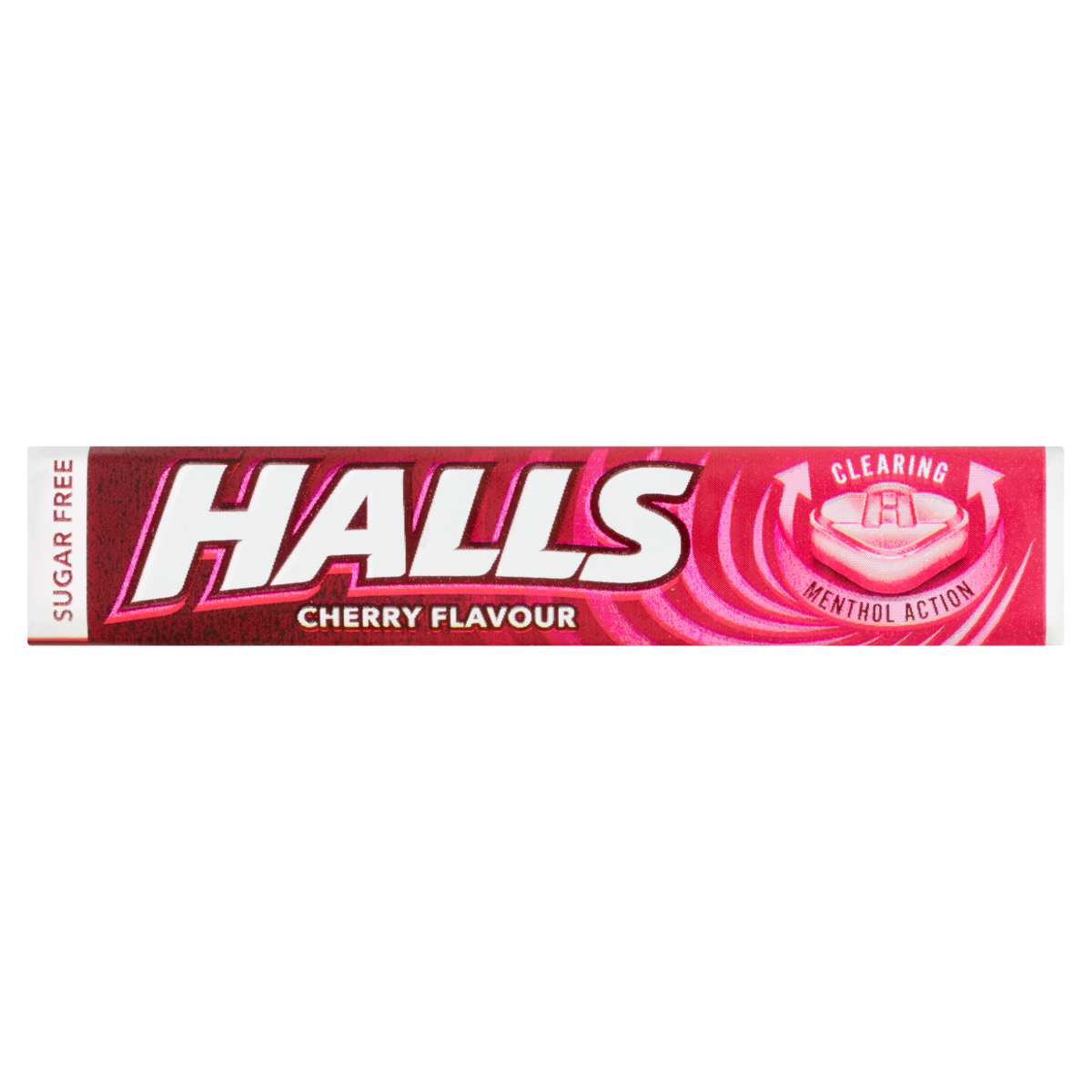Halls Cherry Sugar Free Lozenges Roll 32g
