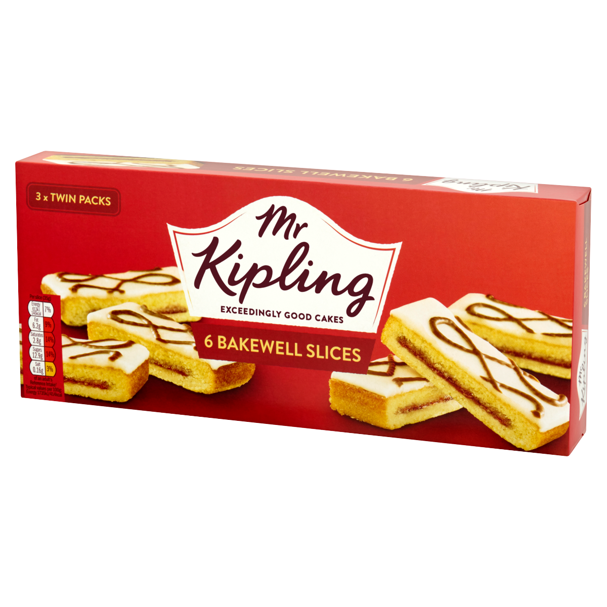 Mr Kipling 6 Bakewell Slices