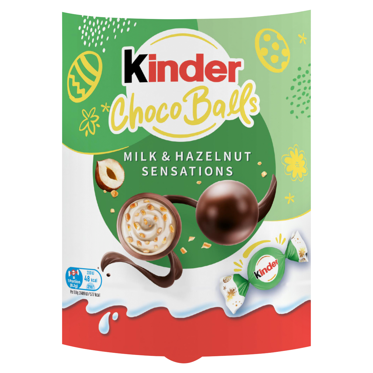 Kinder 11 Choco Balls Milk & Hazelnut Sensations 90g
