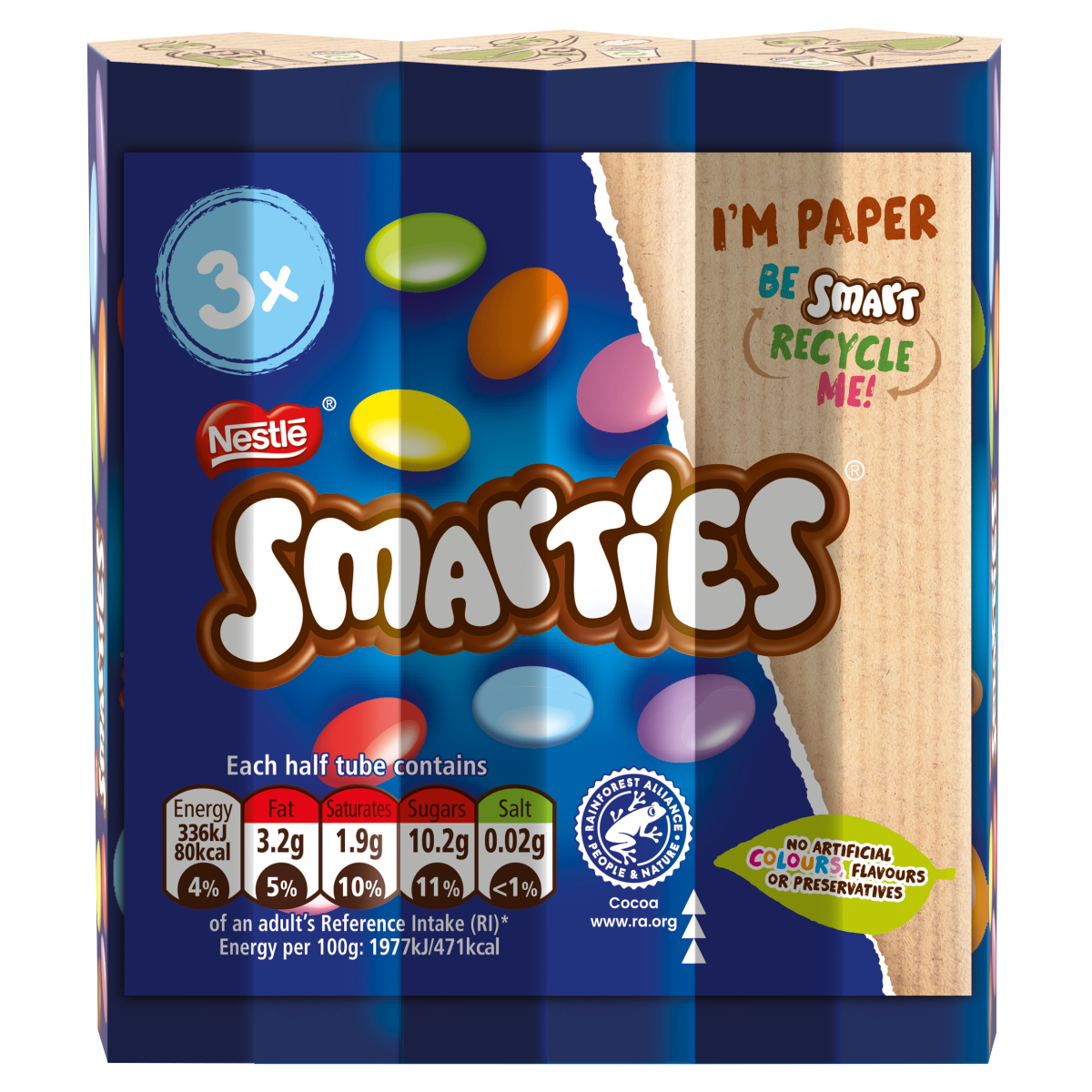 Smarties  3 x 34g (102g)