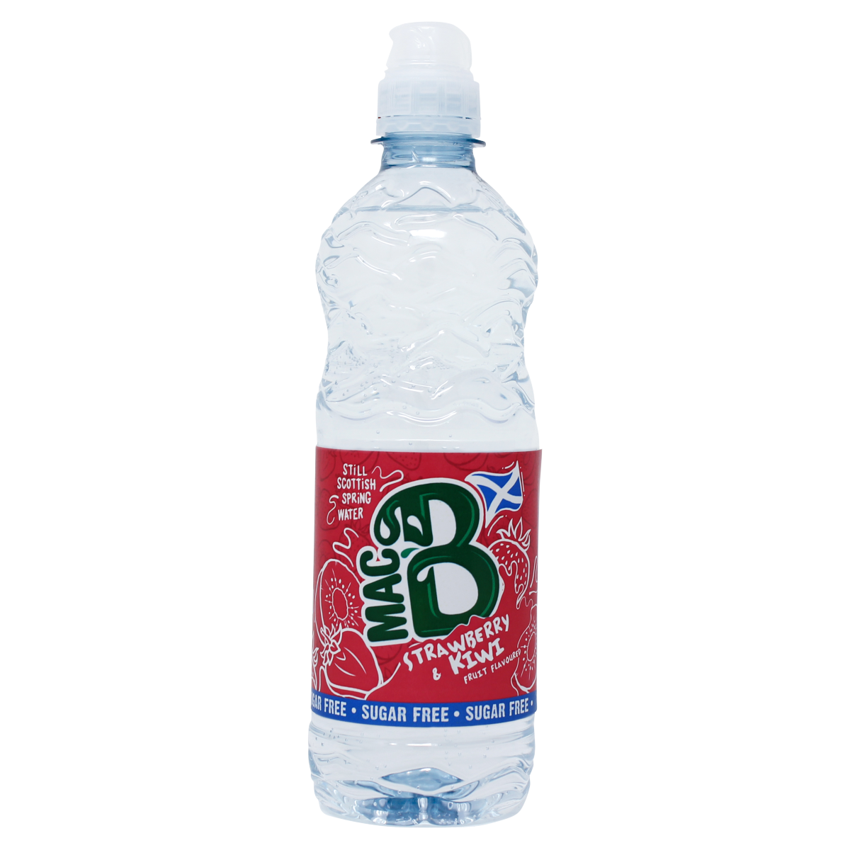 Mac B Still Scottish Spring Water Strawberry & Kiwi Fruit Flavoured 500ml