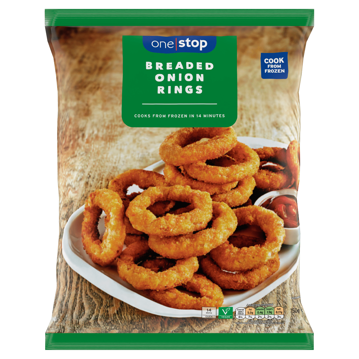 One Stop Breaded Onion Rings 750g