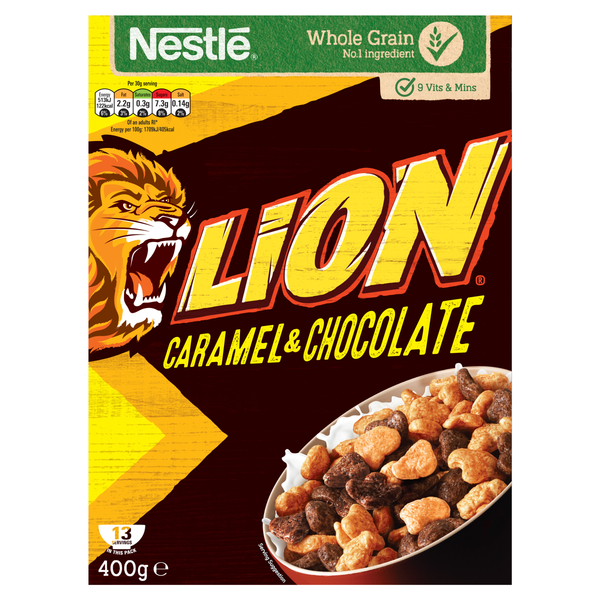 Lion Caramel & Chocolate 400g
