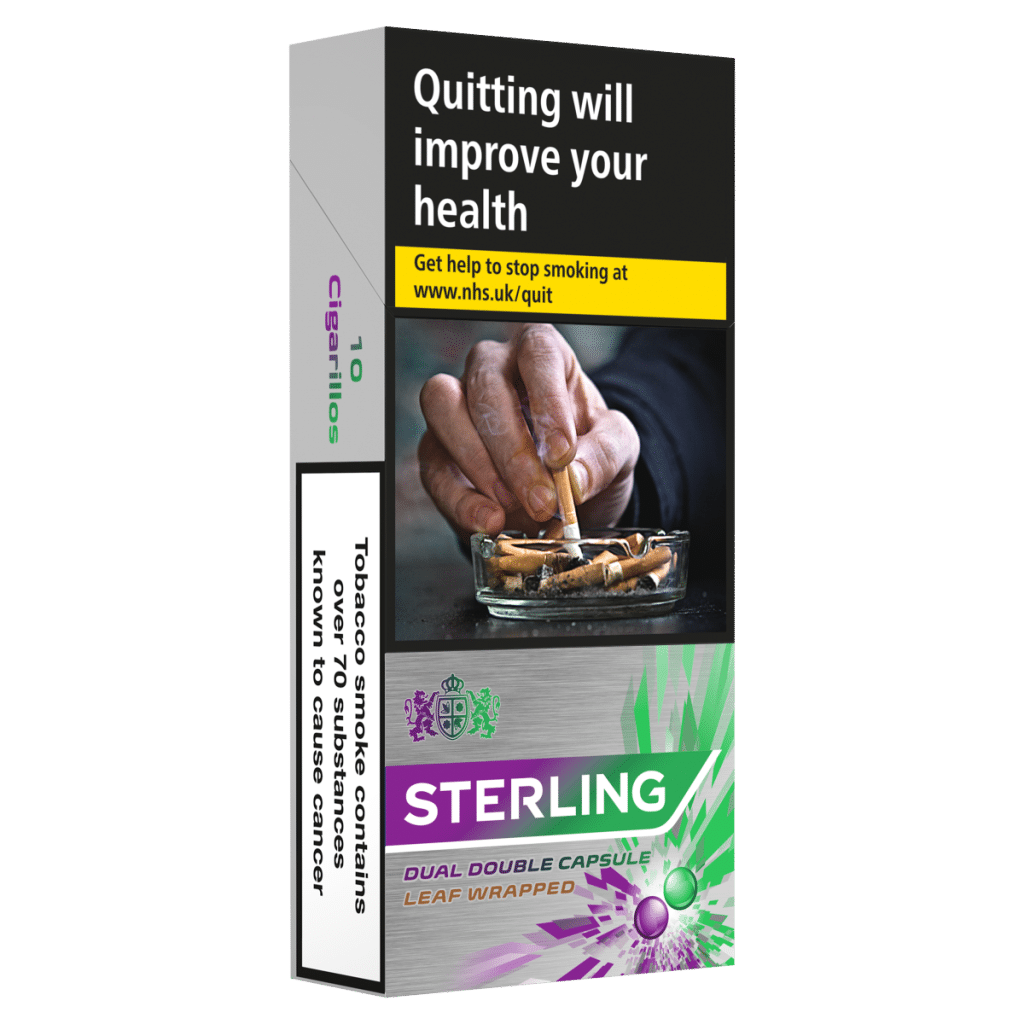 Sterling Leaf Wrapped Dual Double Capsule 10S