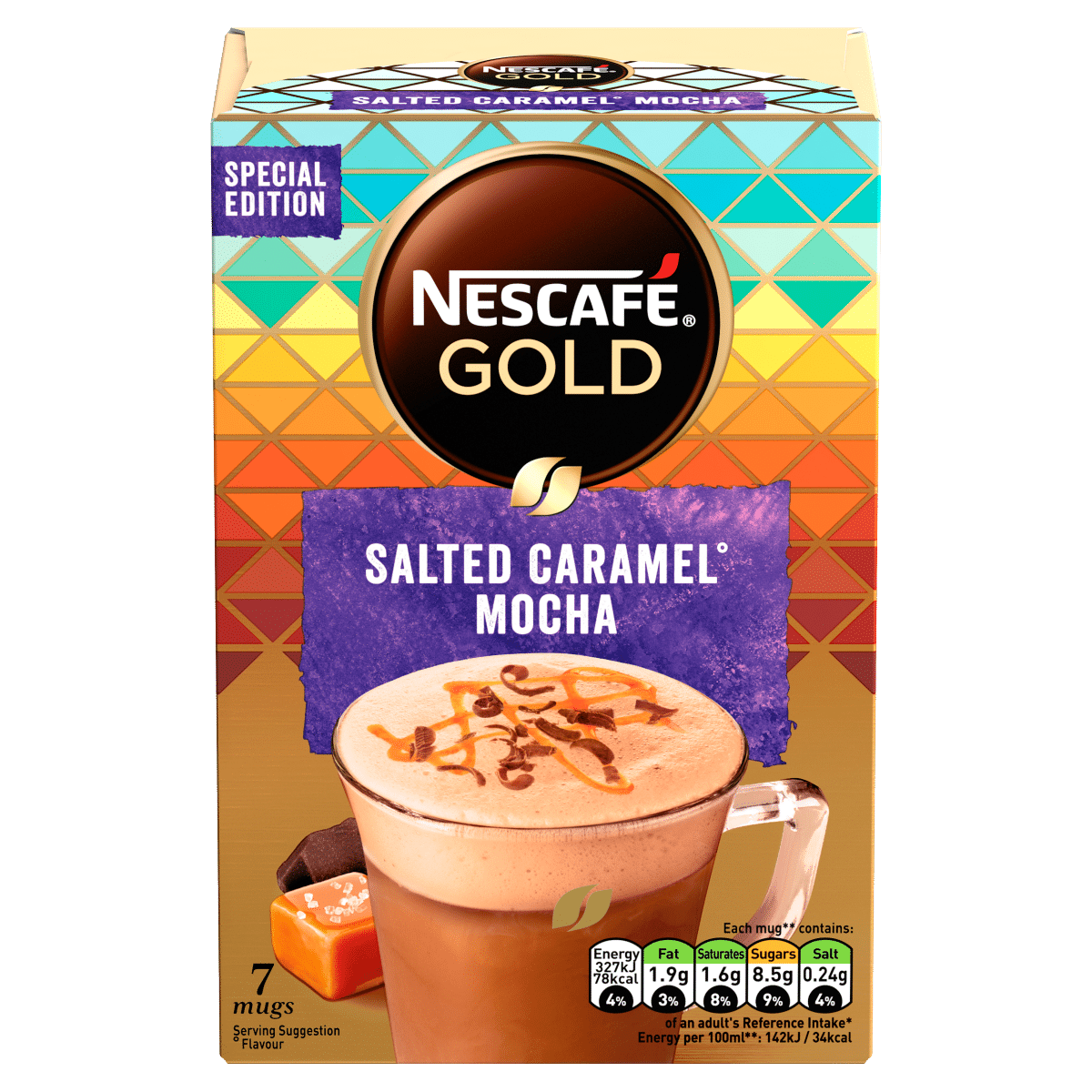 Nescafé Gold Special Edition Salted Caramel Mocha 7 x 19g (133g)