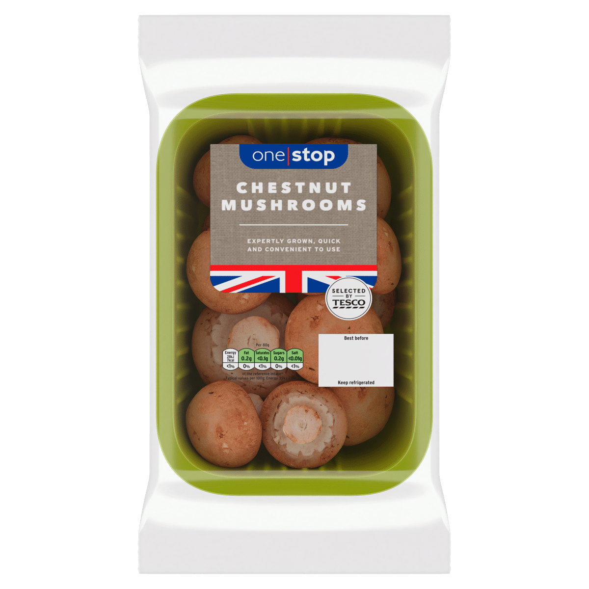 One Stop Chestnut Mushrooms 250g