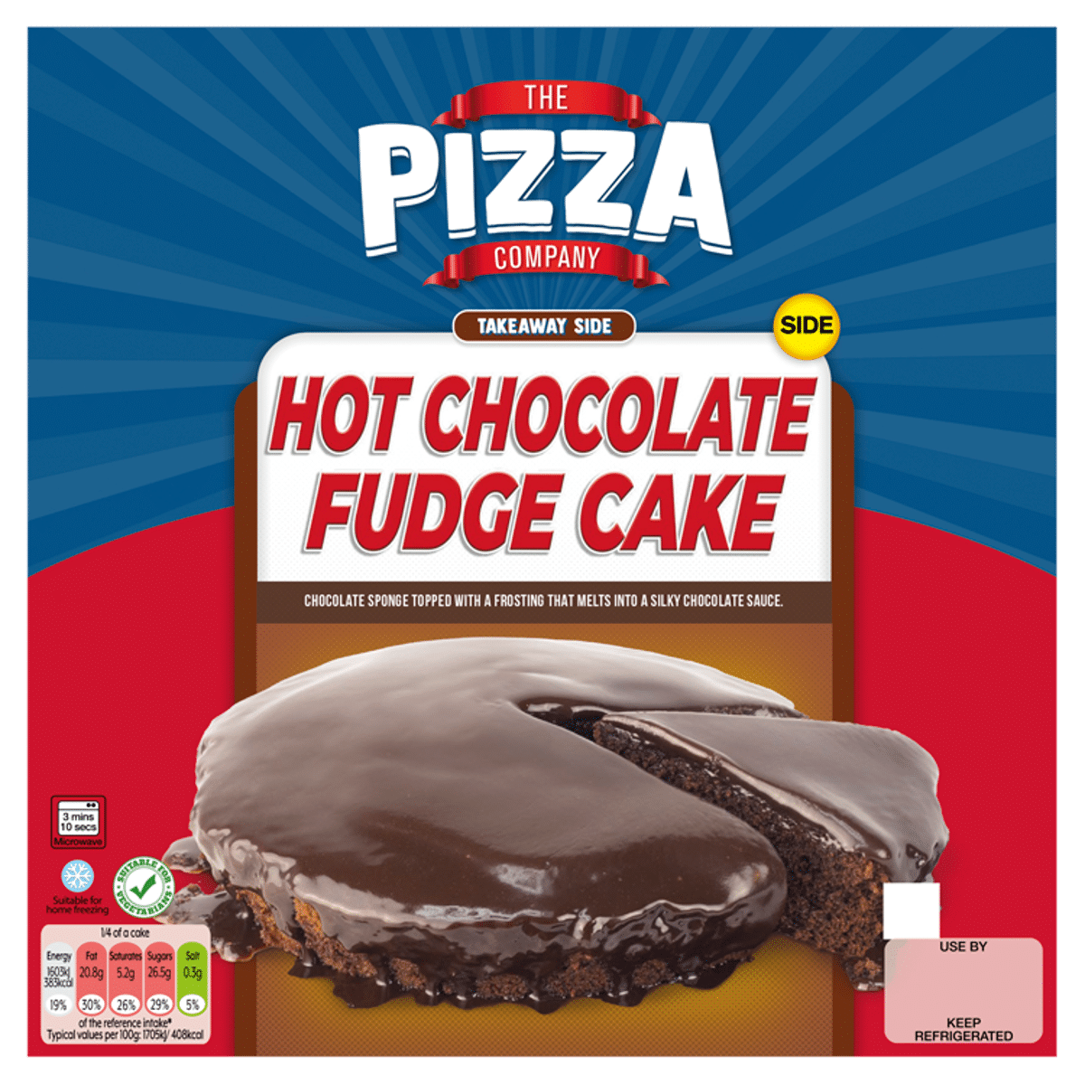 The Pizza Company Hot Chocolate Fudge Cake 375g