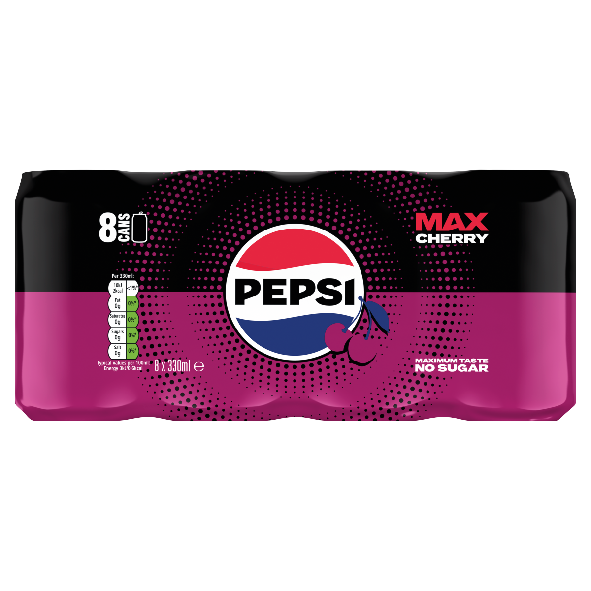 Pepsi Max Cherry 8 x 330ml