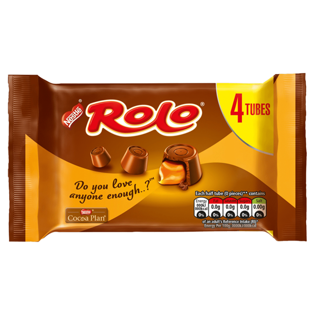 Rolo Milk Chocolate & Caramel Multipack 41.6g 4 Pack