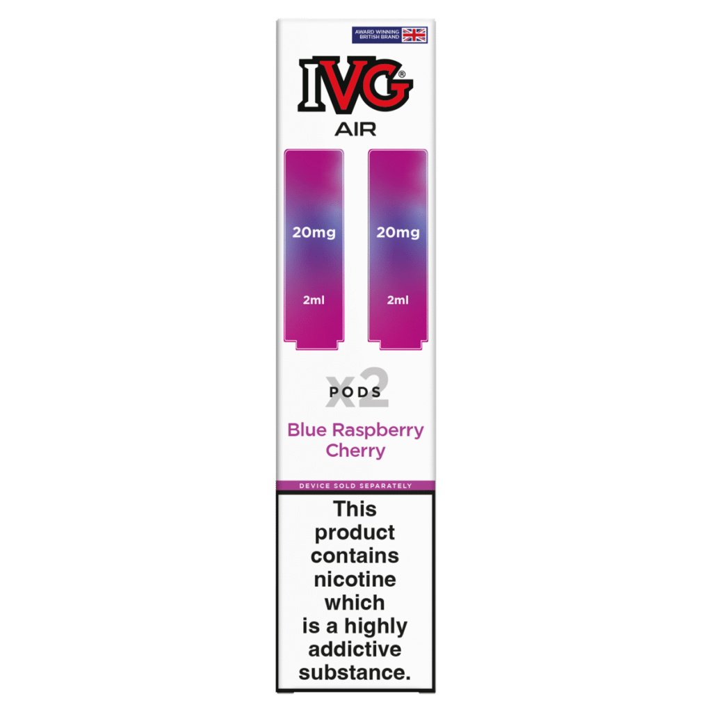 IVG Air Blue Raspberry Cherry Pods 20mg