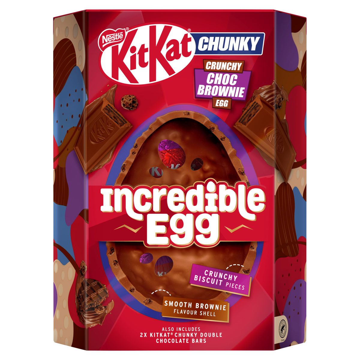 KitKat Chunky Crunchy Choc Brownie Incredible Egg 384g