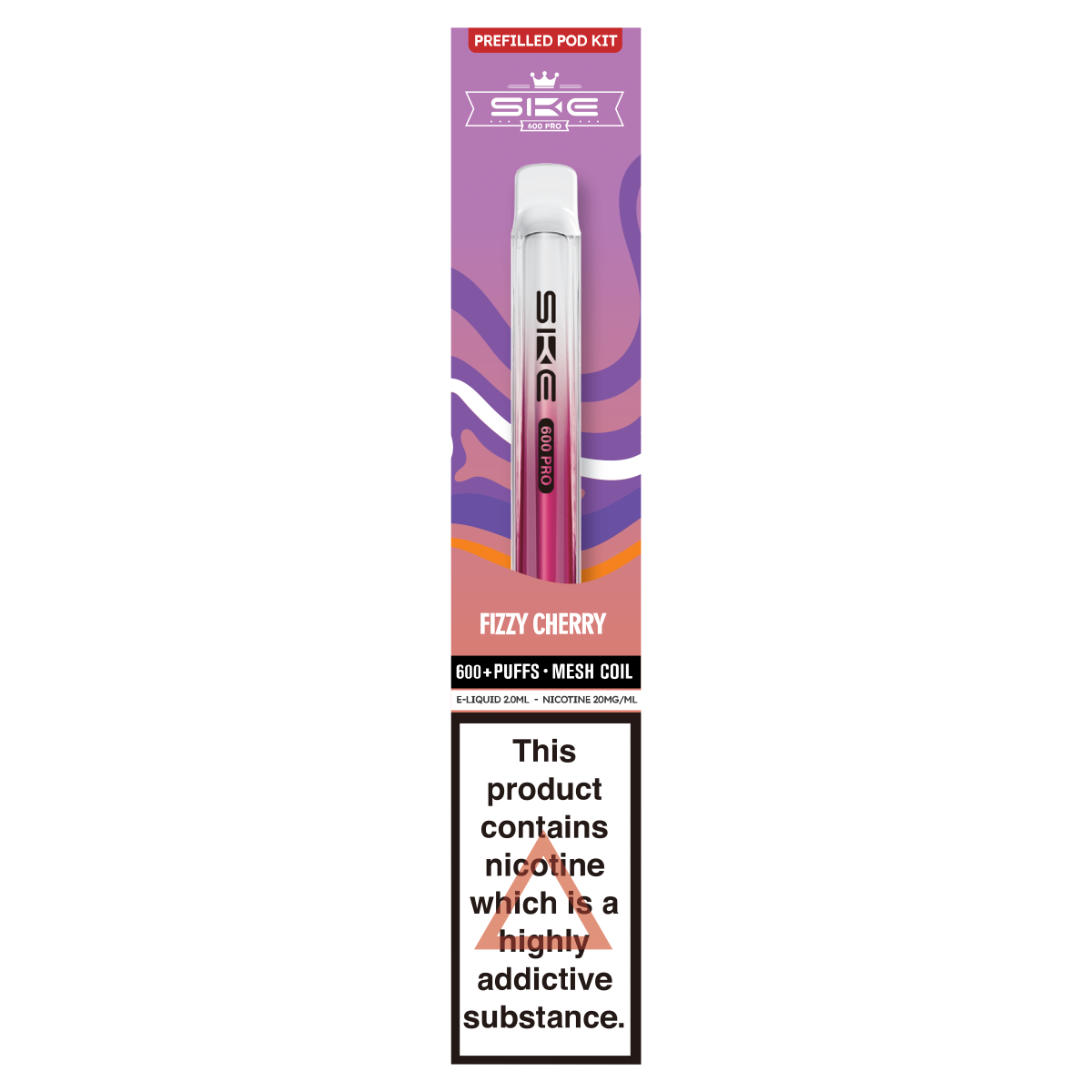 SKE 600 Pro Fizzy Cherry Prefilled Pod Kit
