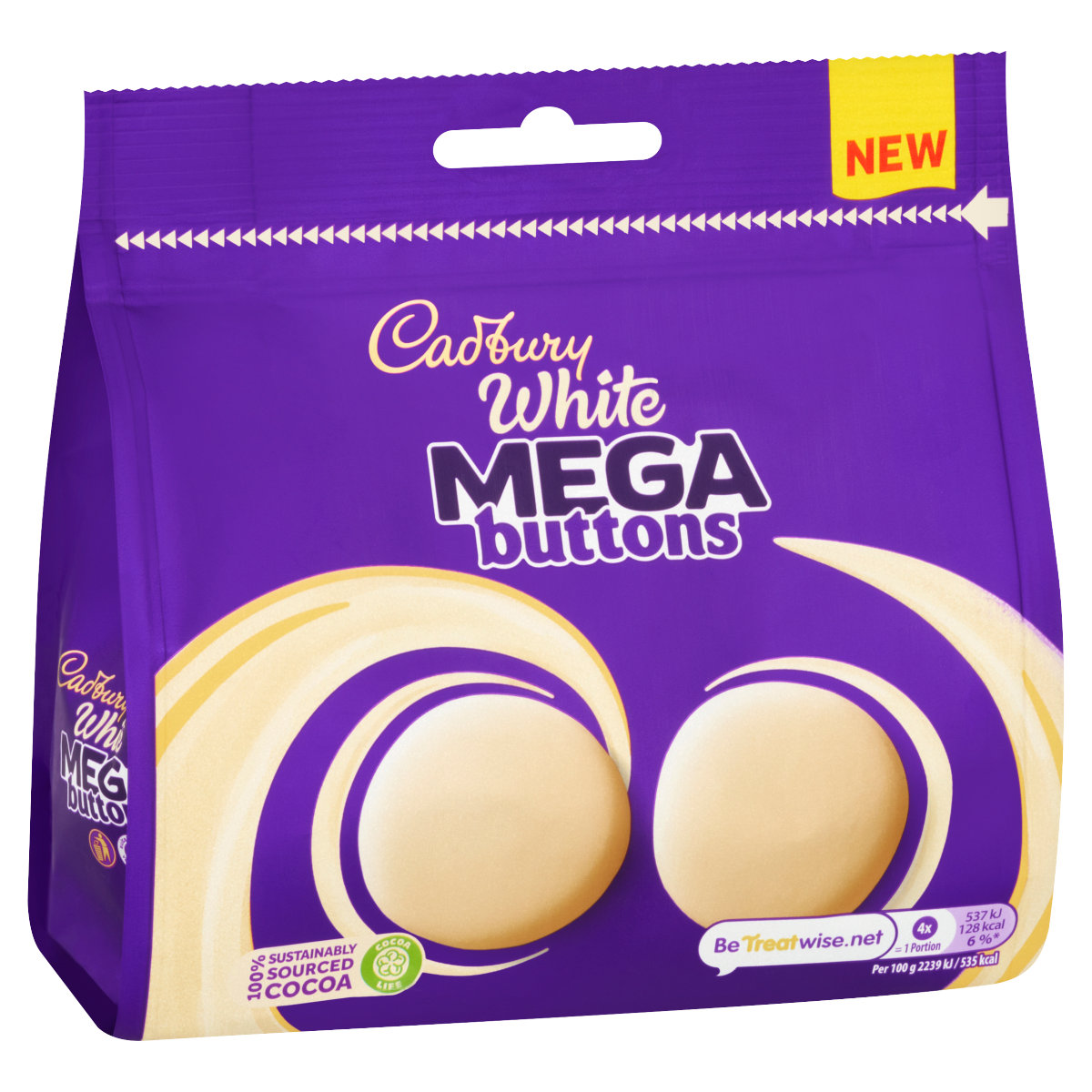 Cadbury White Mega Buttons 192g