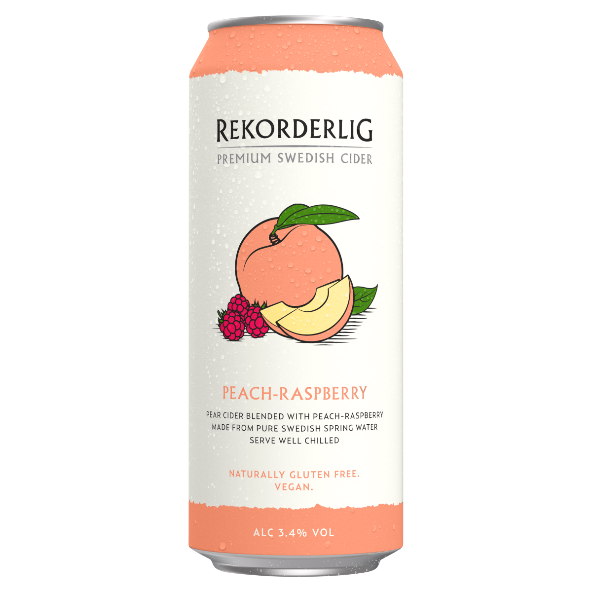 Rekorderlig Peach-Raspberry Premium Swedish Cider 500ml