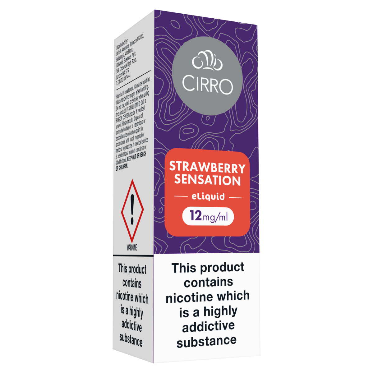 Cirro eLiquid Strawberry Sensation 12mg/ml