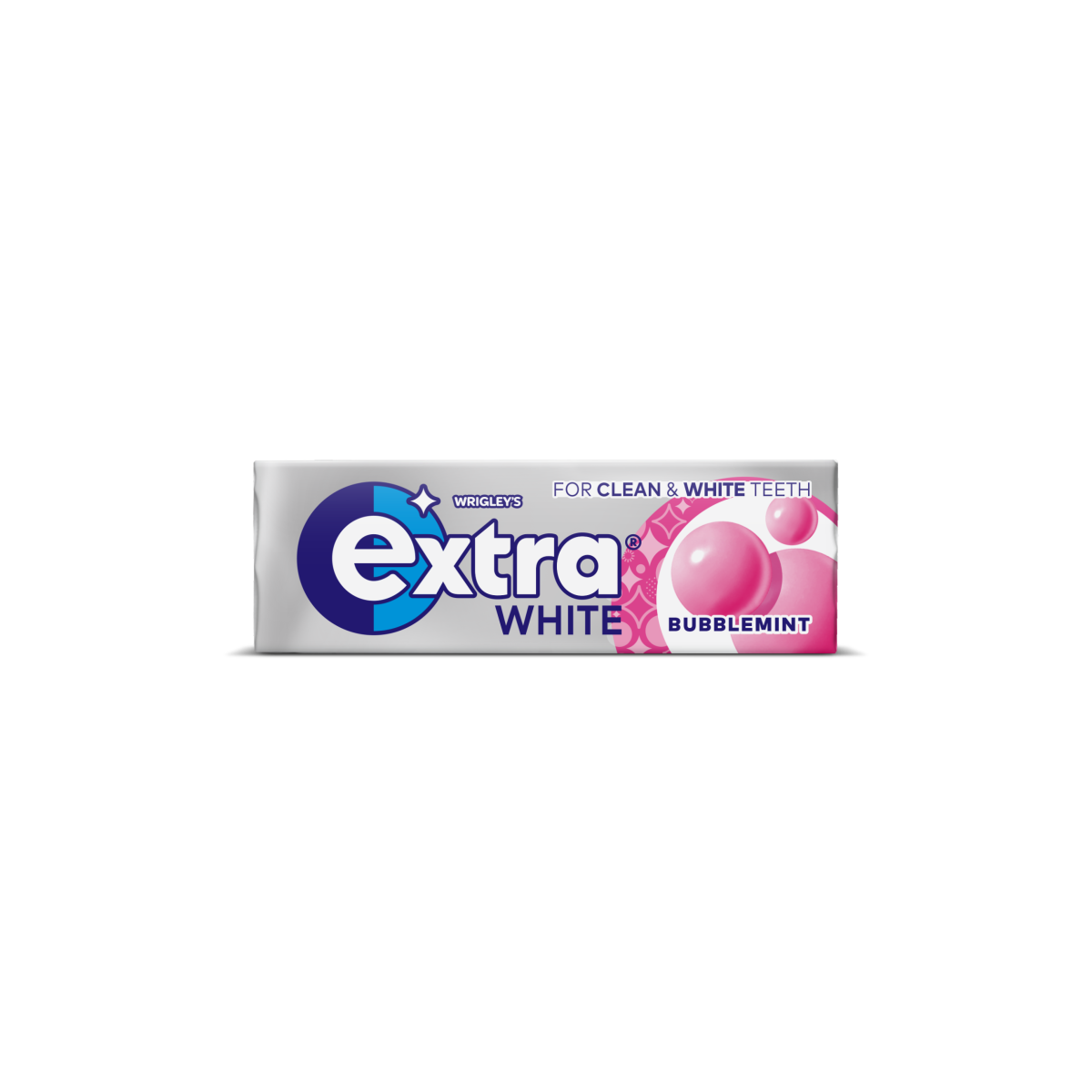 Extra White Bubblemint Sugar Free Chewing Gum x10 Pieces