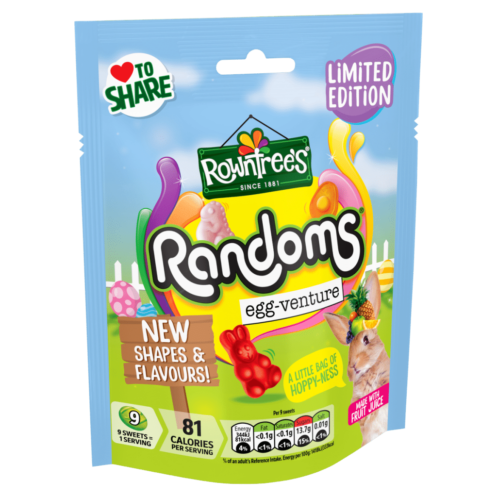 Rowntree’s Limited Edition Randoms Egg-Venture 130g