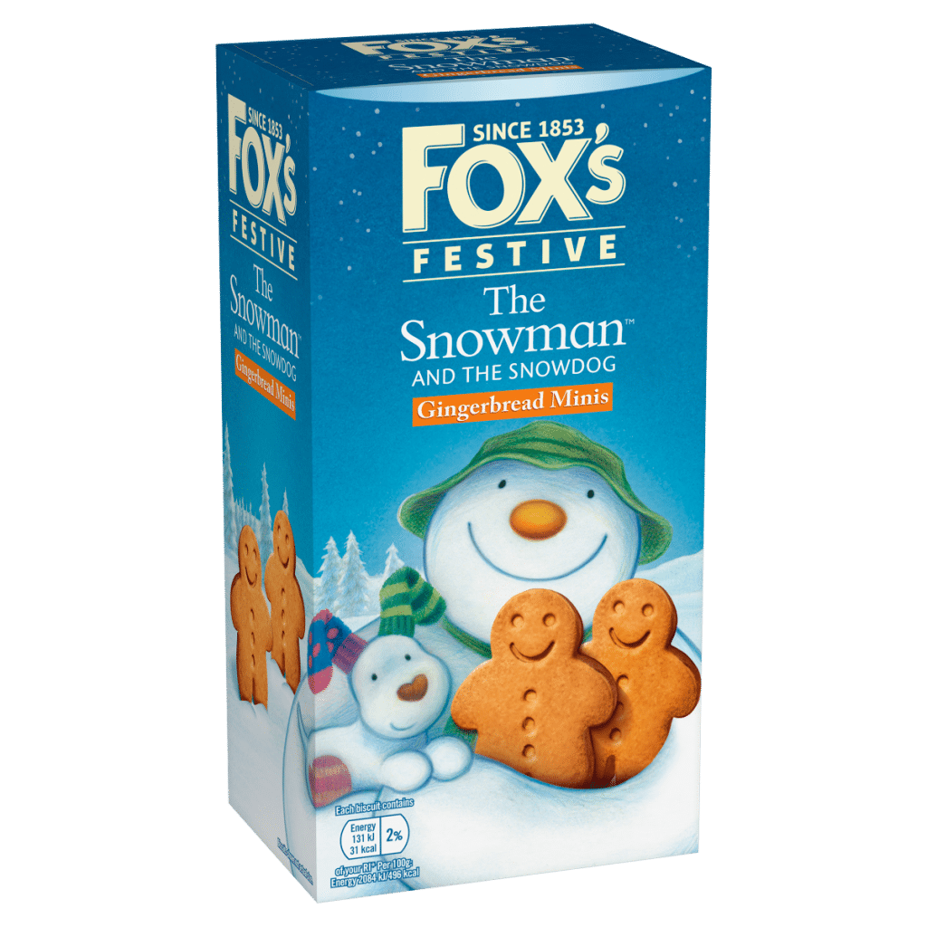 Fox’s Festive The Snowman and the Snowdog Gingerbread Minis 100g