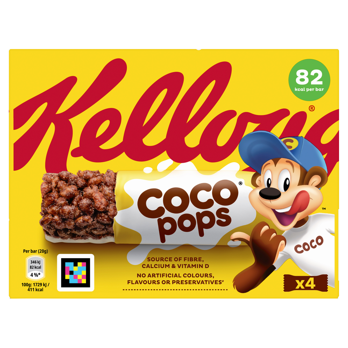 Kellogg’s Coco Pops 4 x 20g (80g)