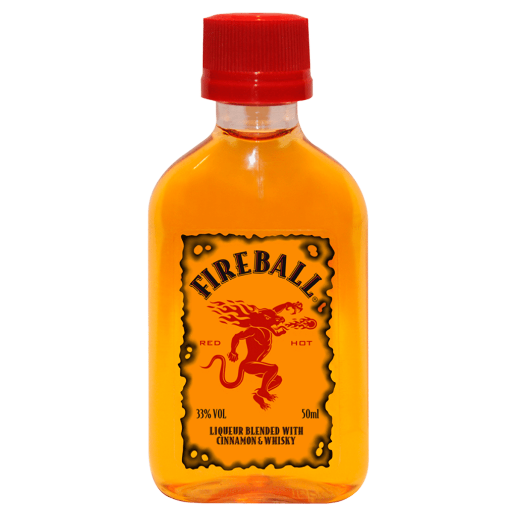 Fireball Liqueur Blended with Cinnamon & Whisky 50ml