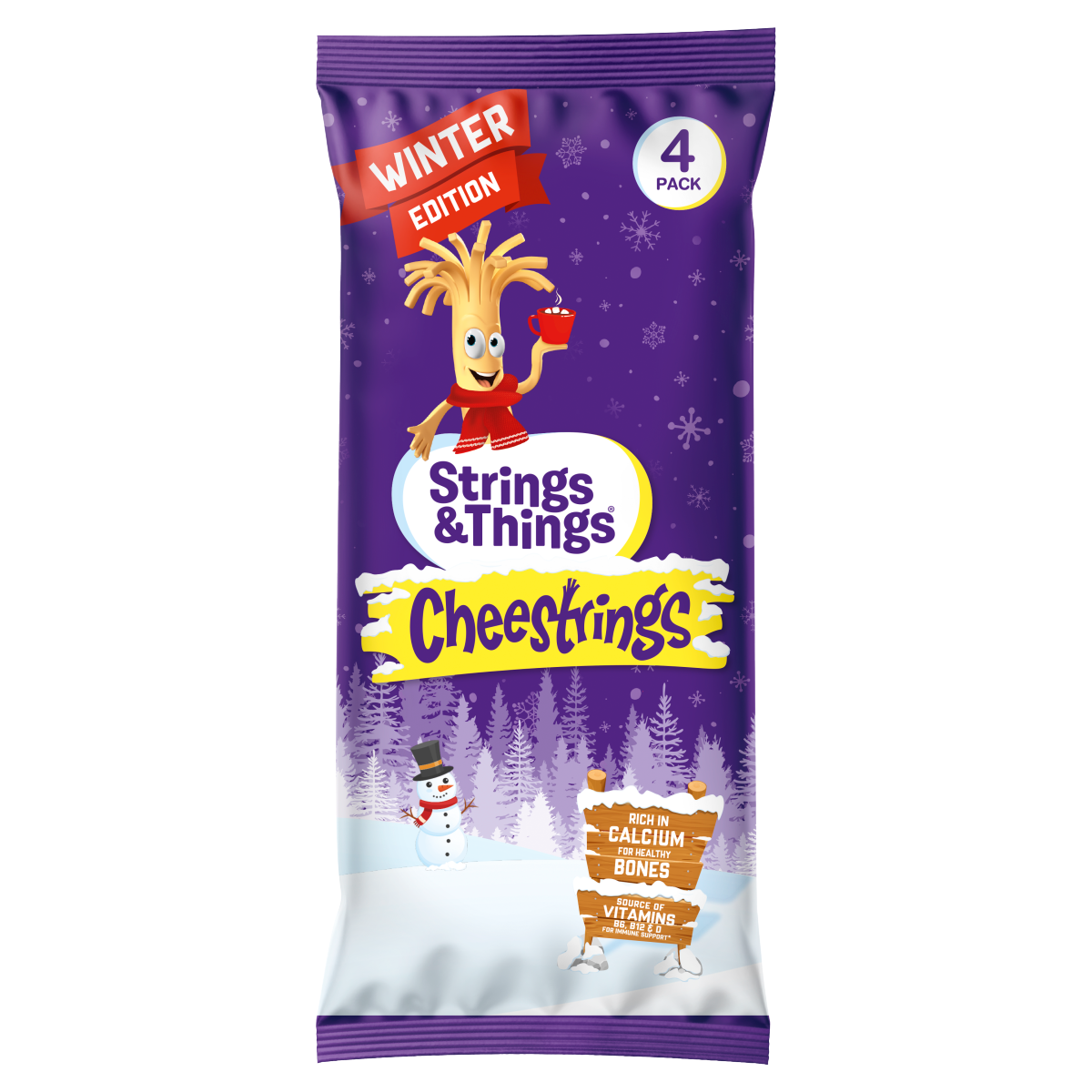 Strings & Things Cheestrings 4 x 20g (80g)