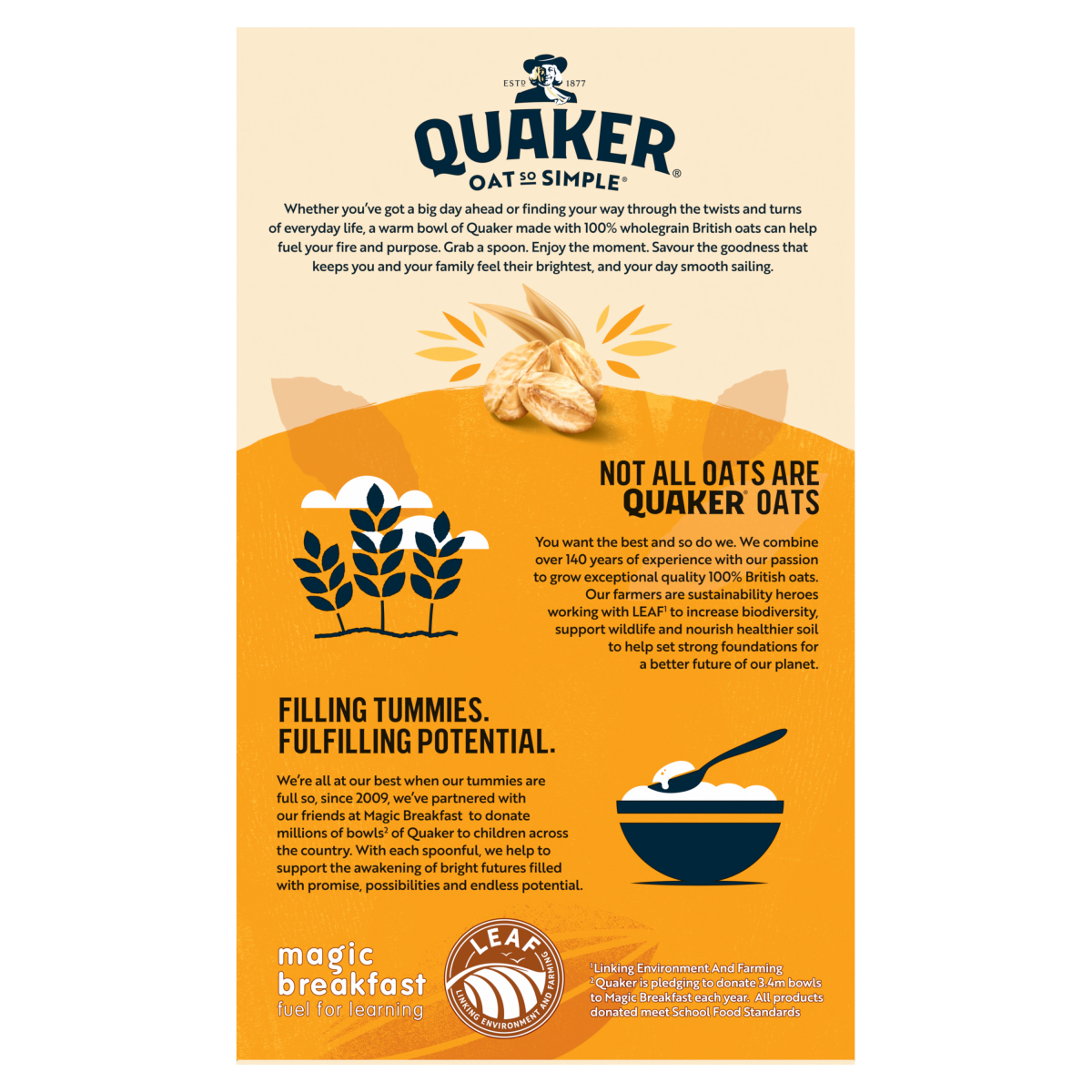 Quaker Oat So Simple Golden Syrup Porridge Sachets 10x36g