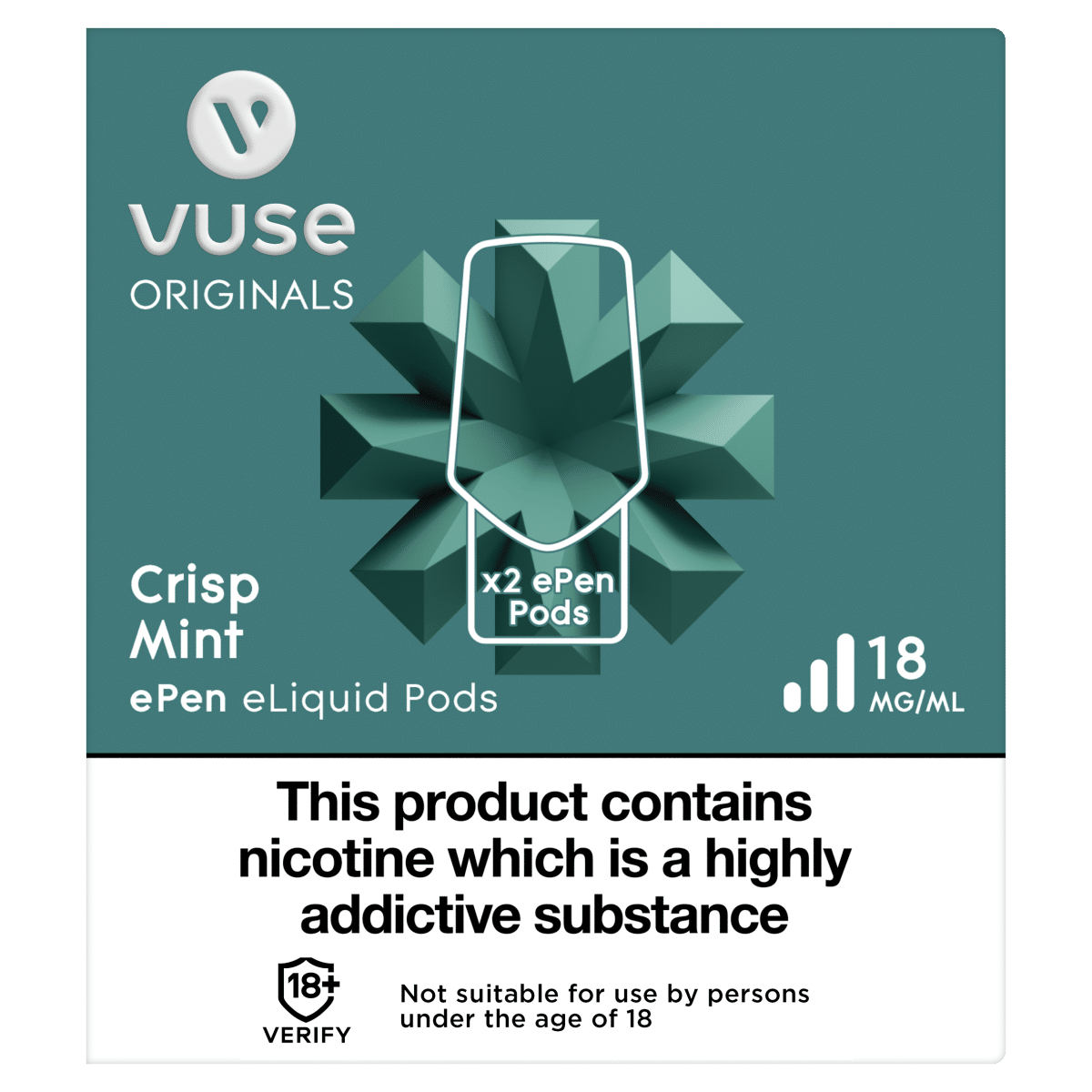 Vuse ePen Pods Crisp Mint 18mg/ml