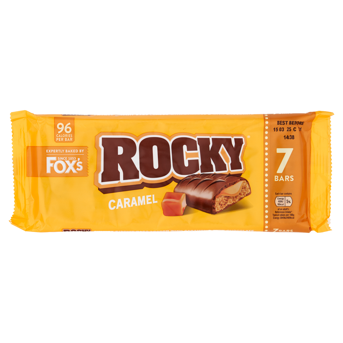 Fox’s Rocky Caramel 7 PACK