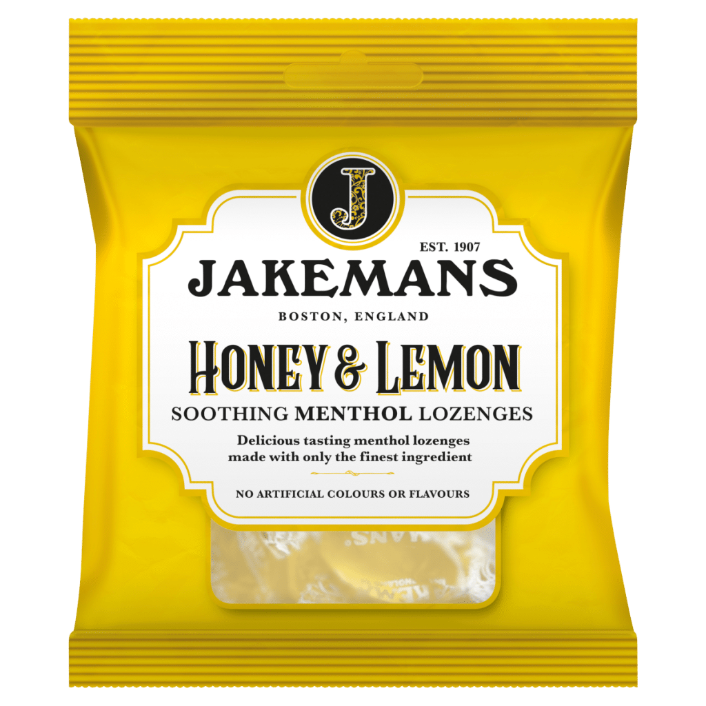 Jakemans Honey & Lemon Soothing Menthol Lozenges 73g
