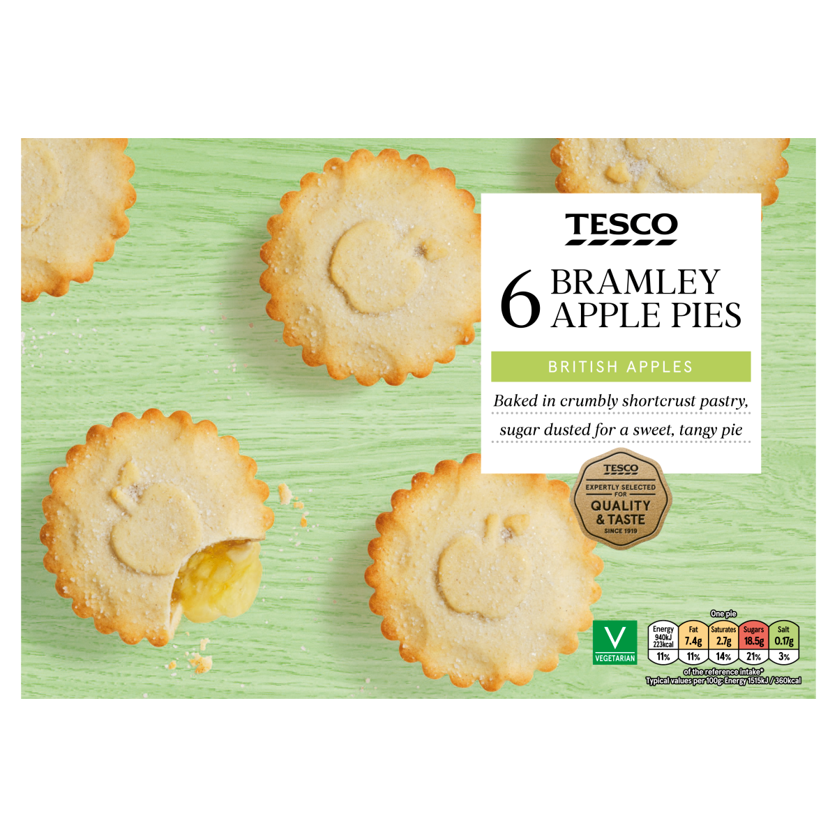 Tesco 6 Bramley Apple Pies