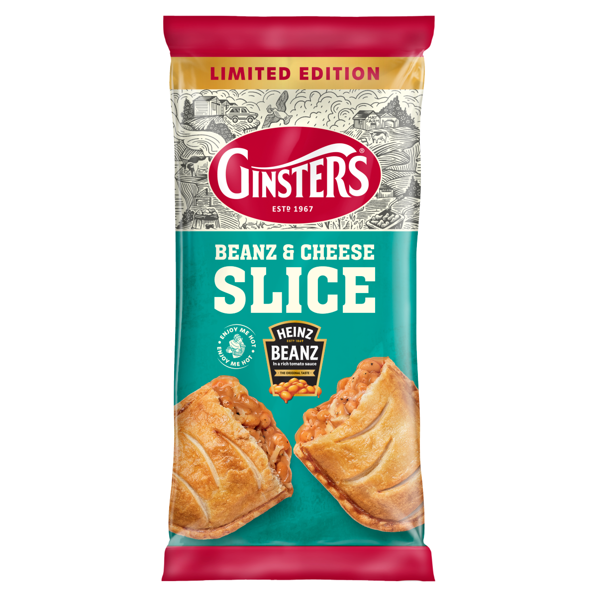 Ginsters Limited Edition Beanz & Cheese Slice 170g
